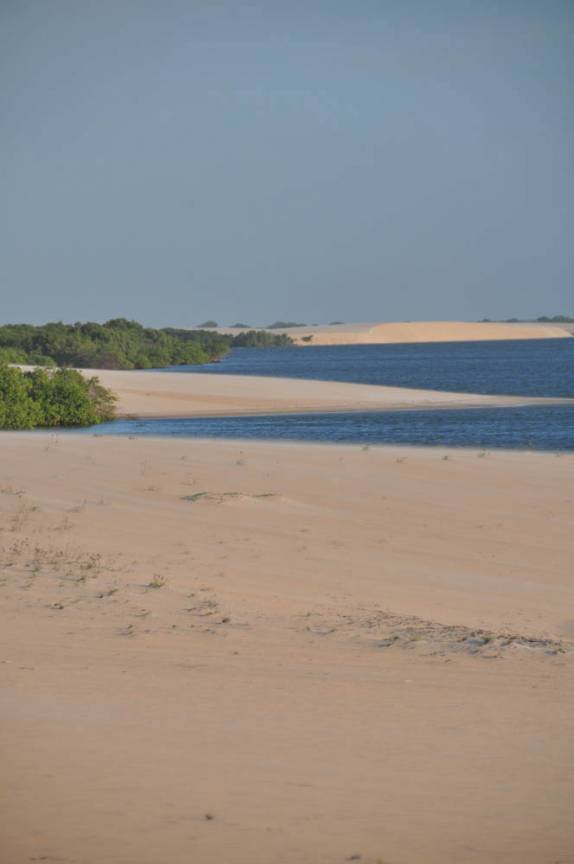Rio em Galos, na região de Galinhos - RN